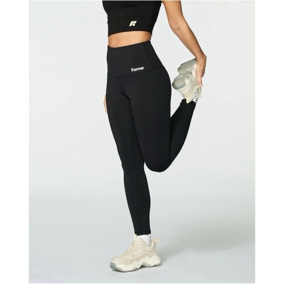 Forme Sculpt+ Black Obsidian Leggings Womens Small High Rise Athletic Athleisure - Picture 1 of 9